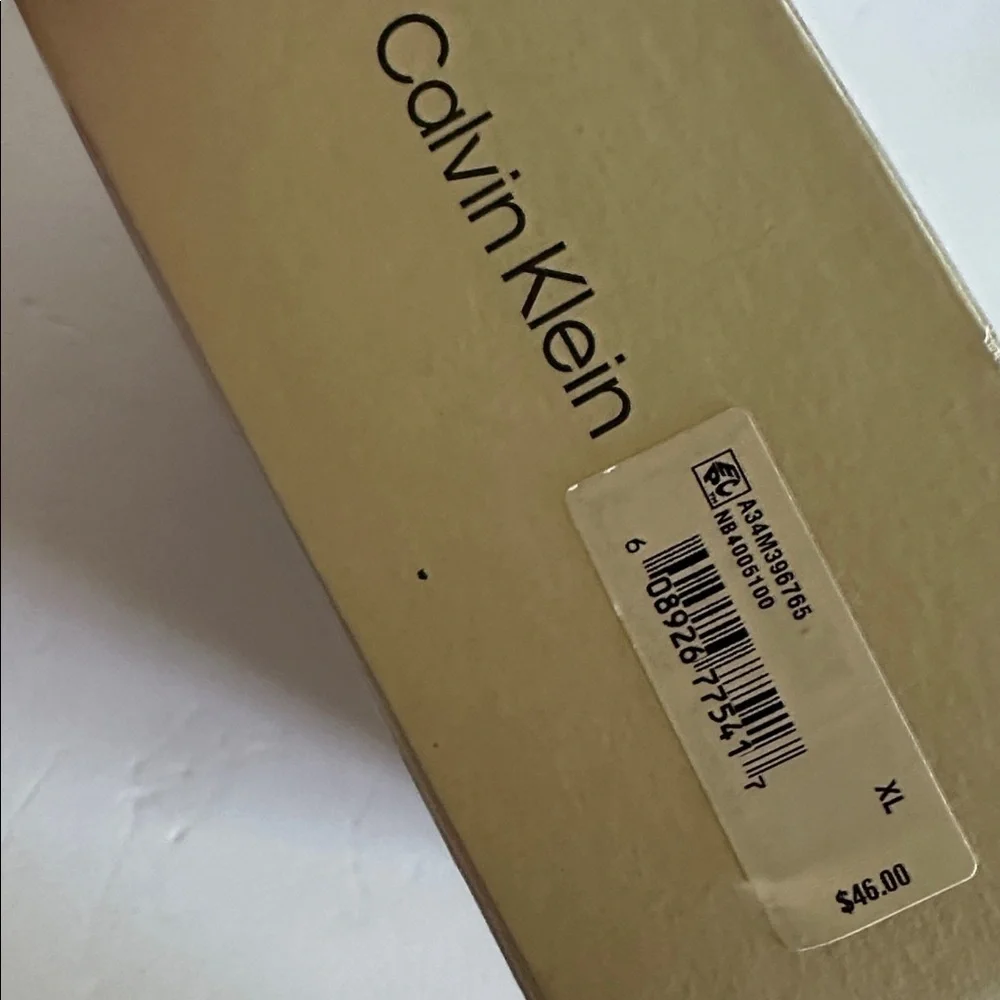 NWT Calvin Klein Men's White Cotton Boxer Briefs